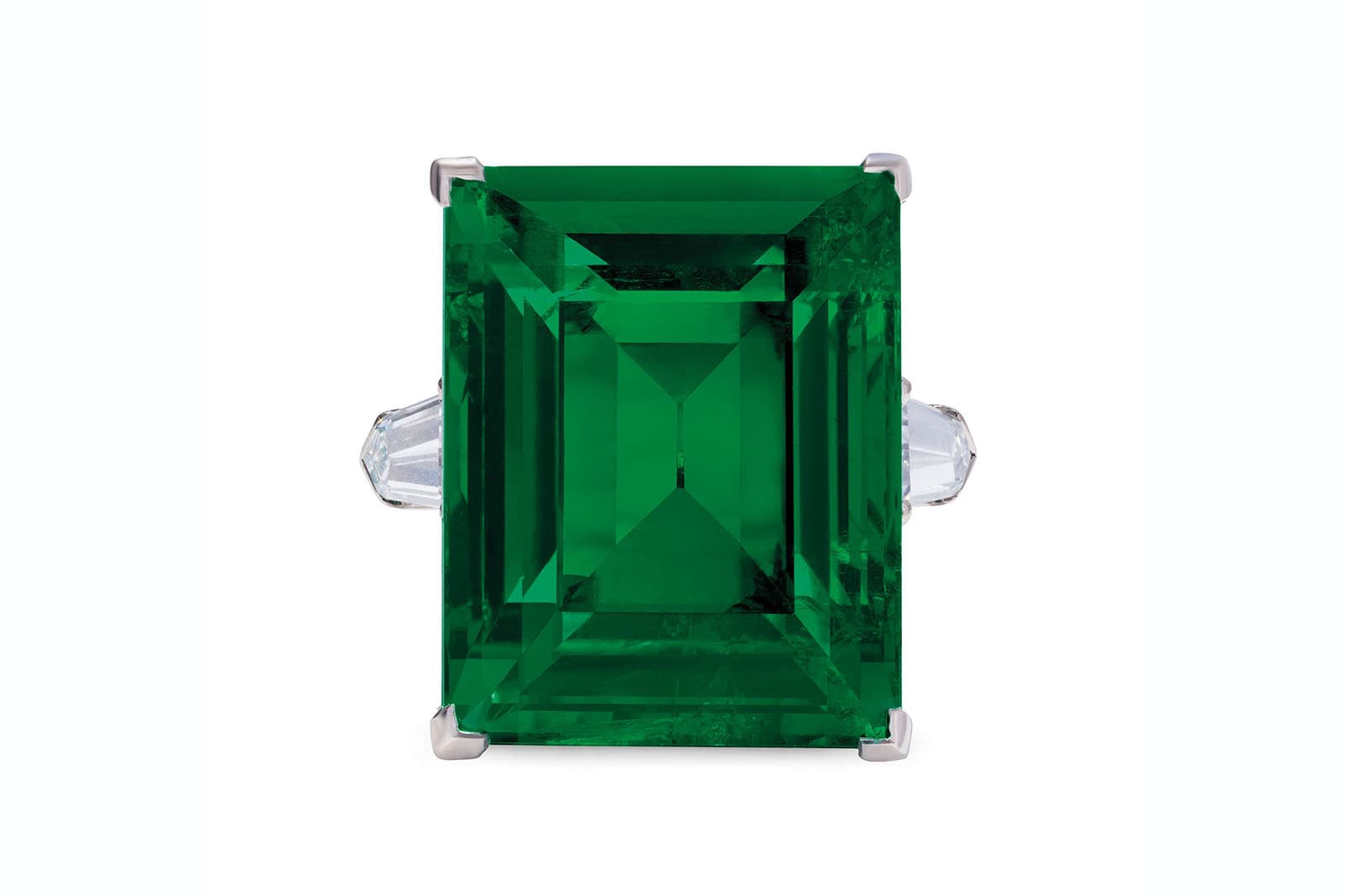  A 29.54 carat emerald ring, supposedly purchased from Harry Winston in 1949