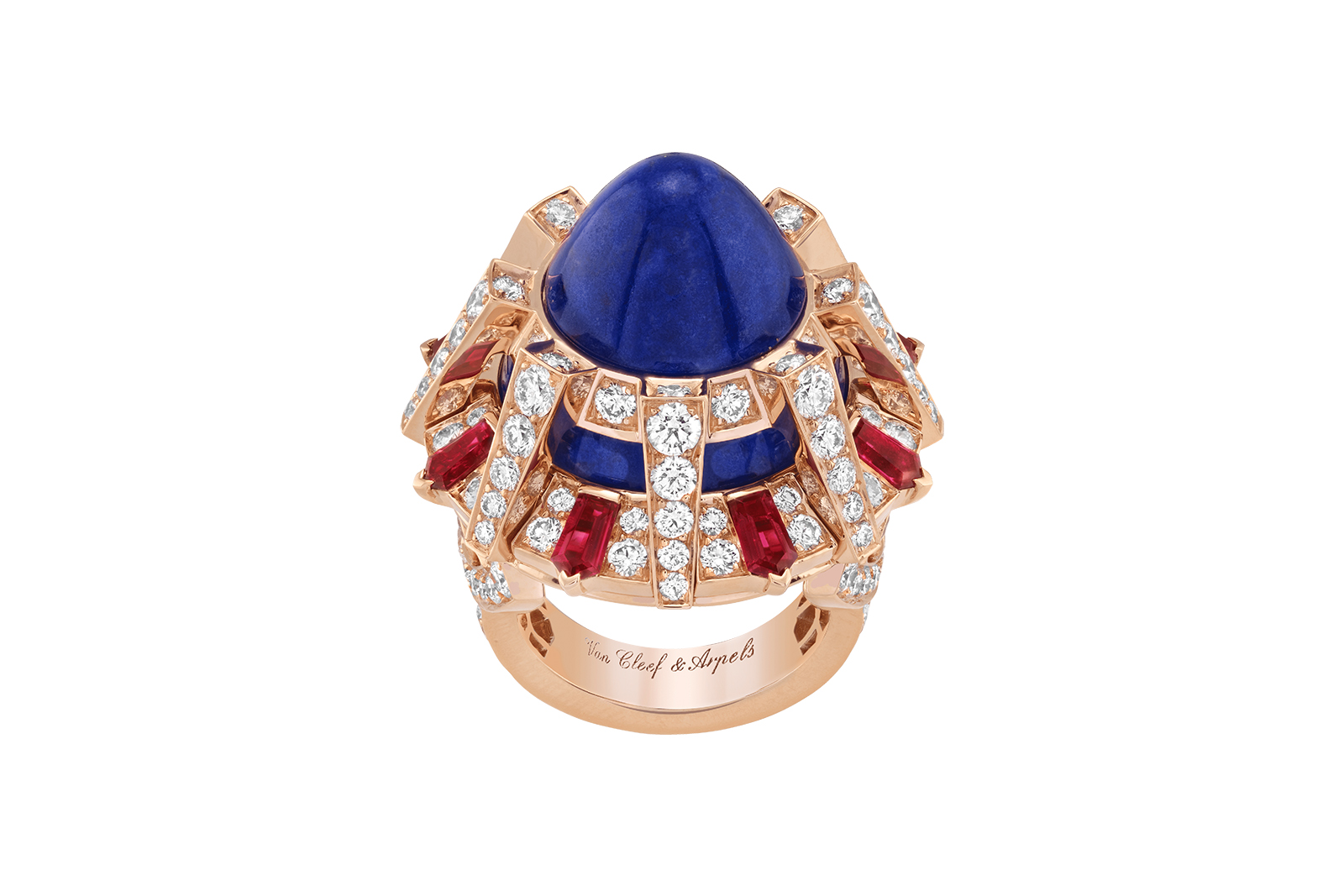  Van Cleef & Arpels Temple Lapis ring from the Sous les Étoiles High Jewellery collection