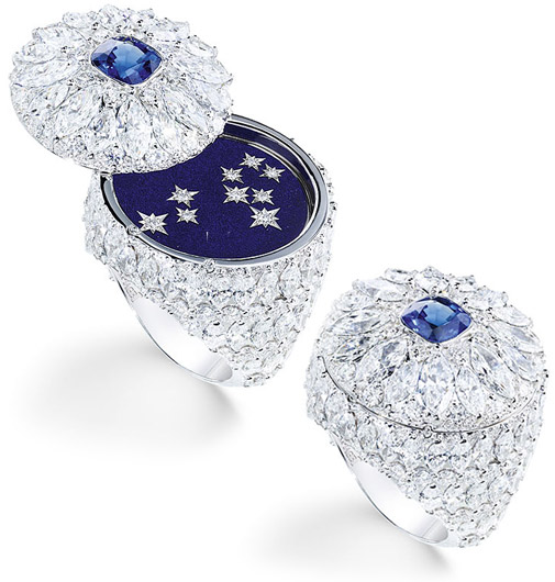 Opening ring from Piaget’s new Secrets & Lights collection