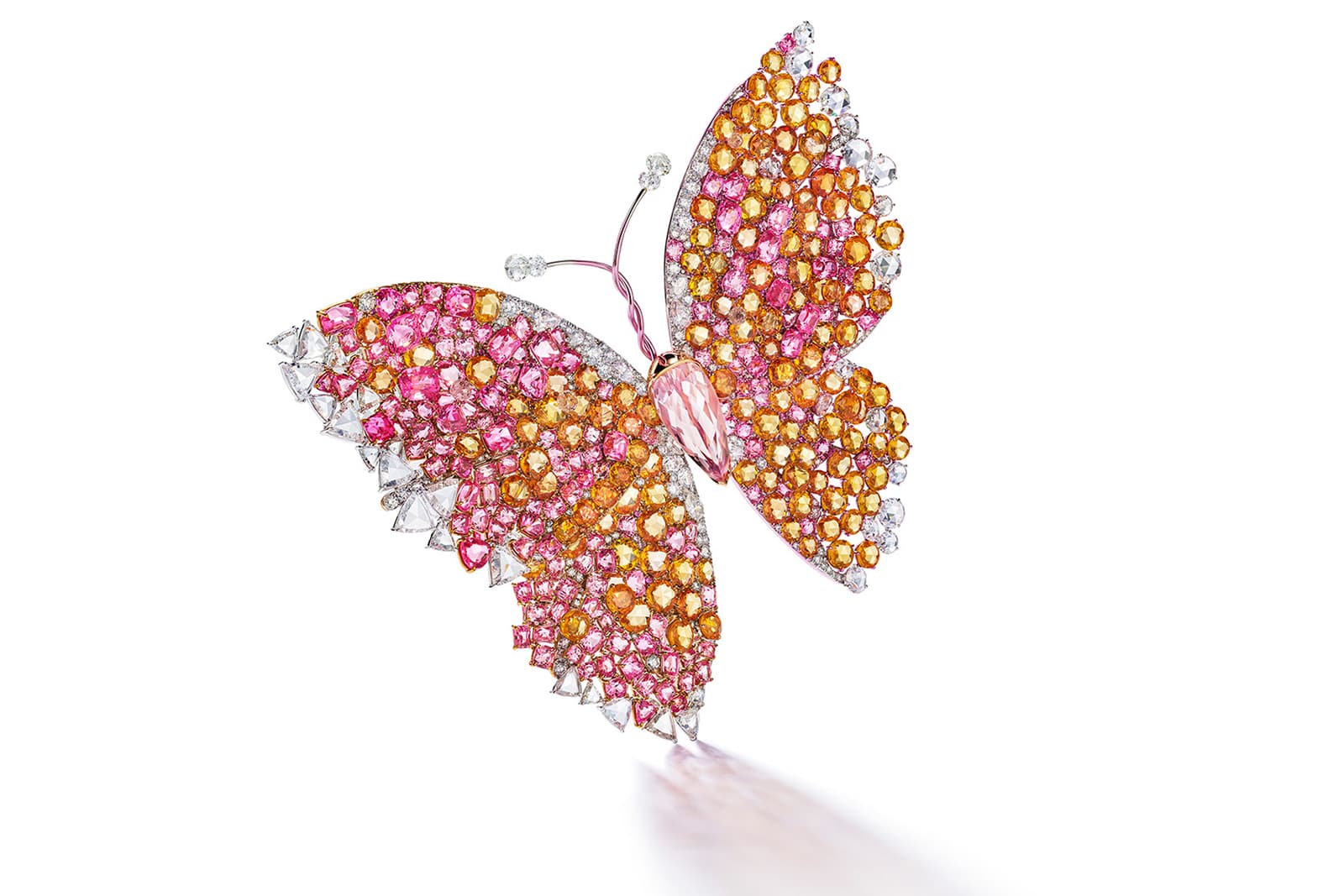  Feng J Sunrise Butterfly brooch 