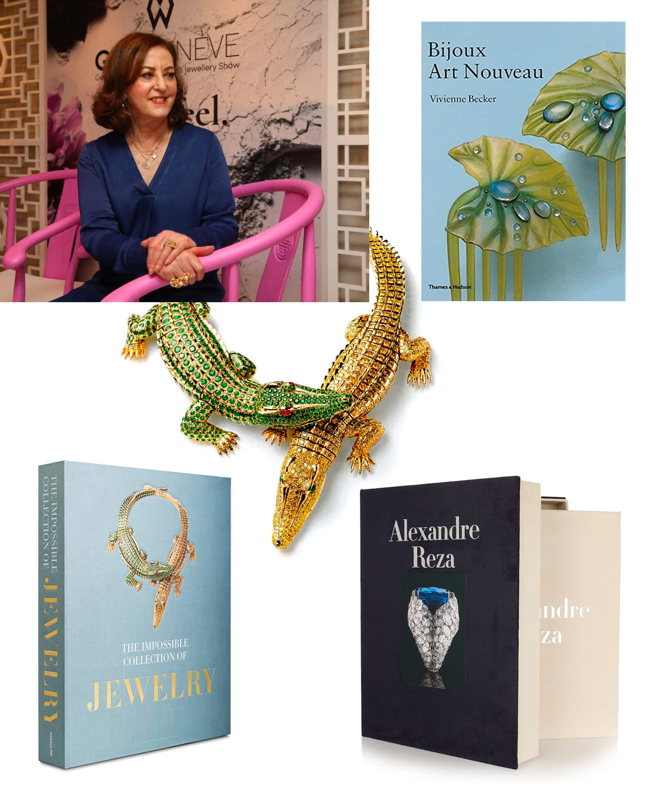 Vivienne Becker has written 25 books, including Art Nouveau Jewellery that is considered a milestone work on the subject