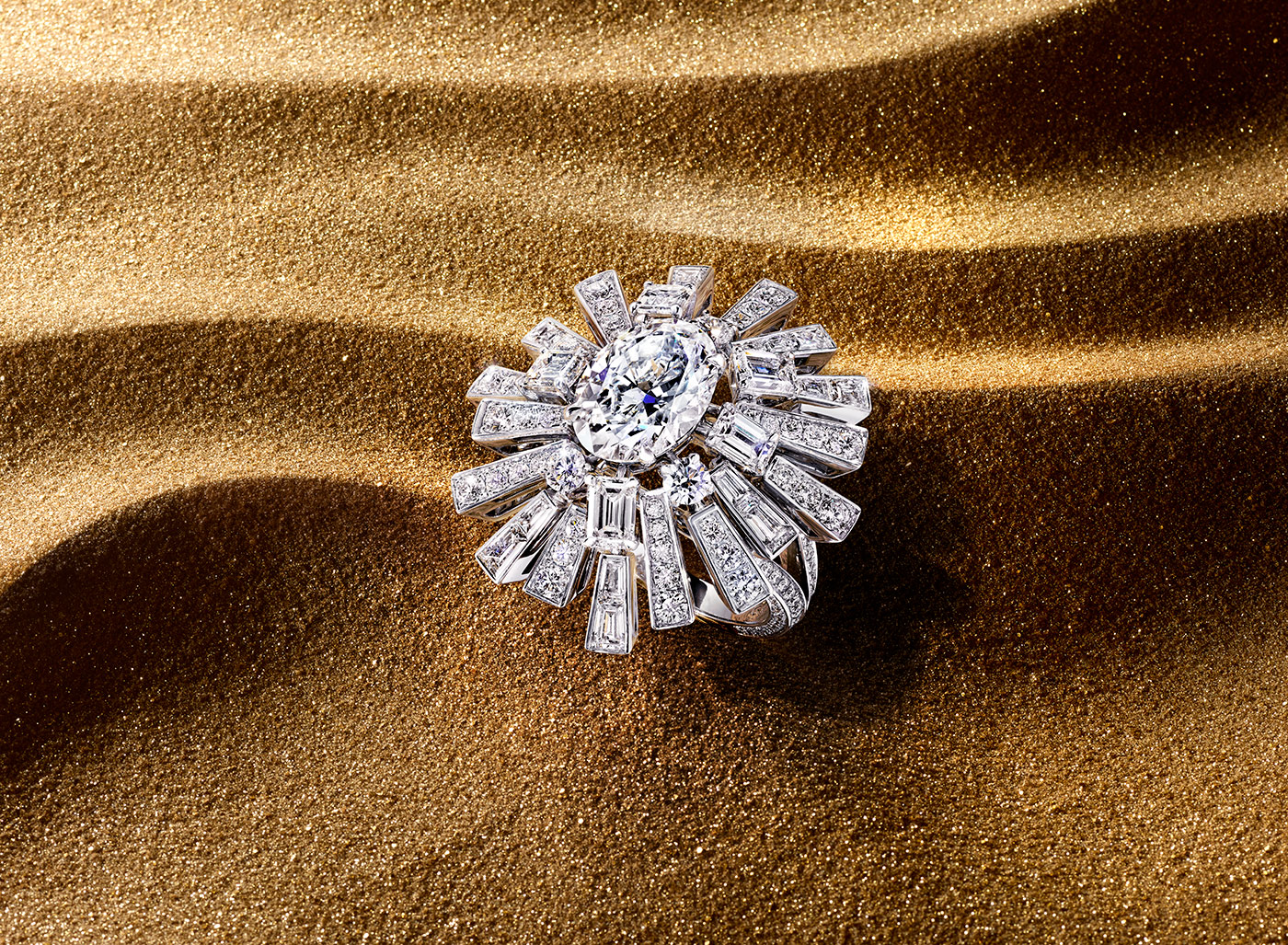 A 7 carat diamond ring from the Graff Tribal High Jewellery Collection