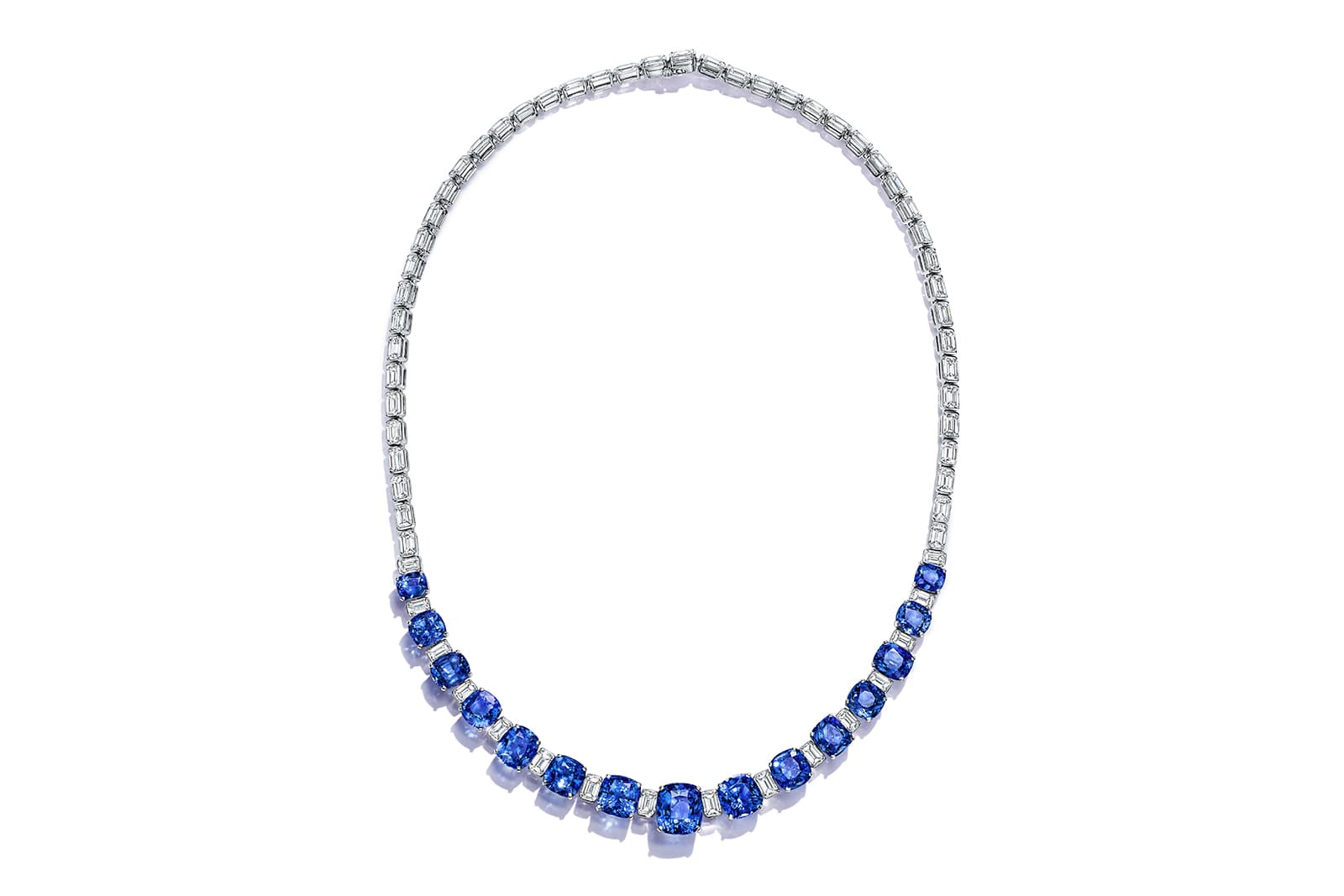  Tiffany & Co. sapphire and diamond necklace from the Colors of Nature High Jewellery Collection