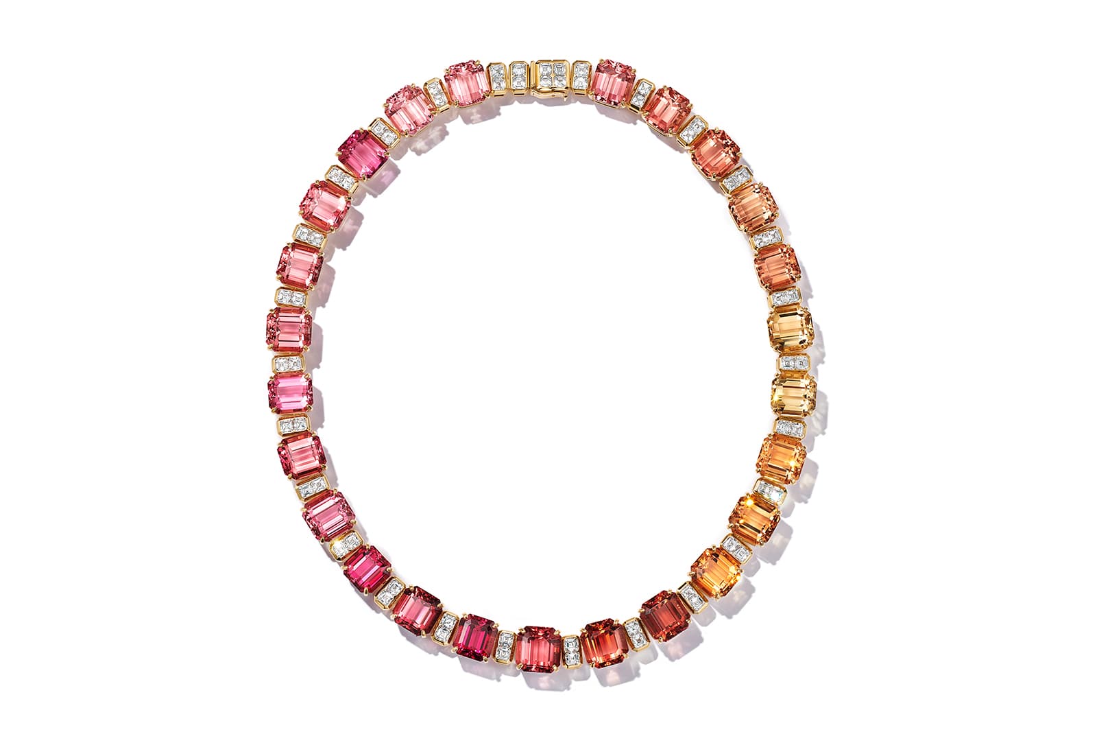 Tiffany & Co. multi-coloured gemstone necklace from the Colors of Nature High Jewellery Collection