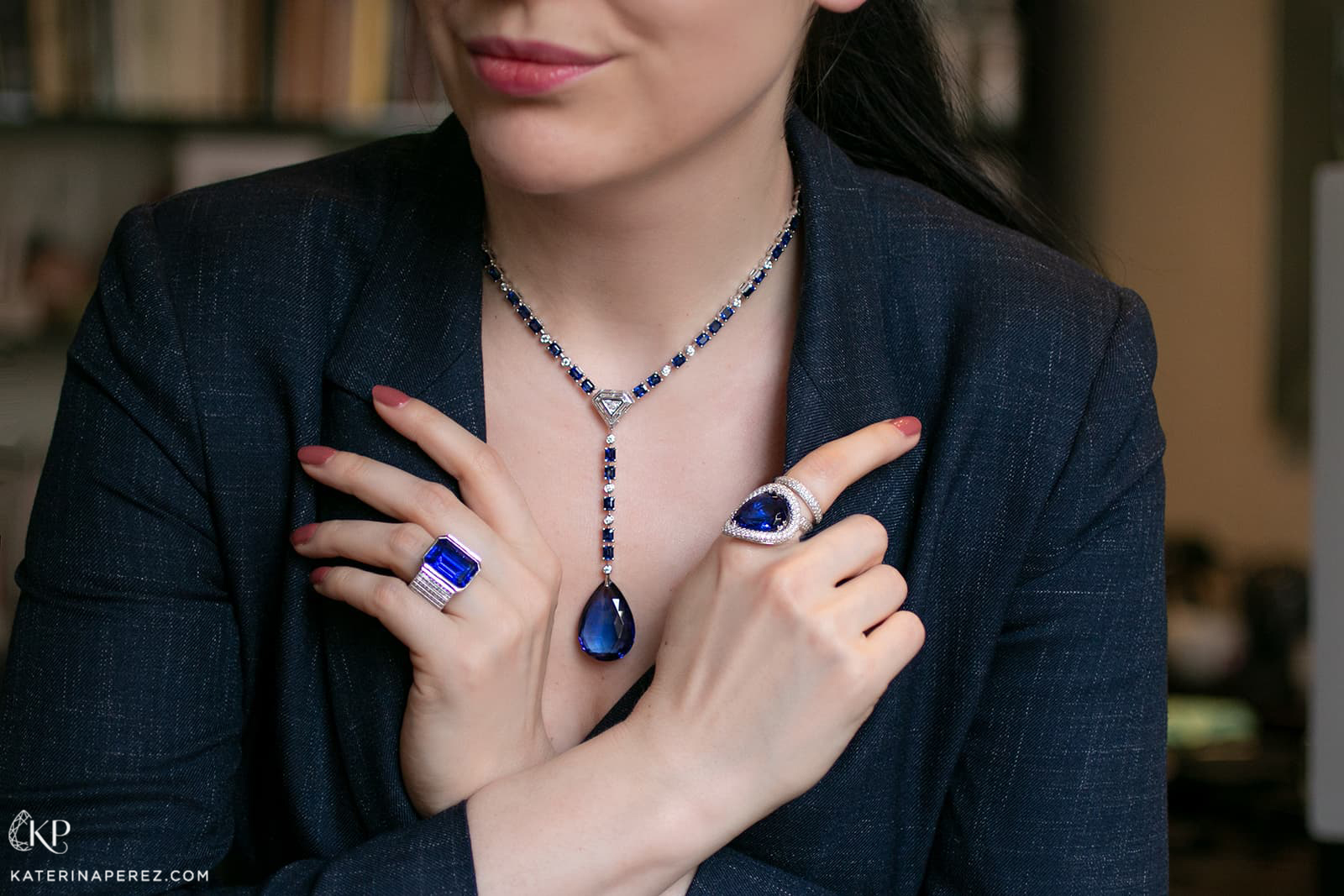  Brigitte Ermel high jewellery with sapphires and diamonds