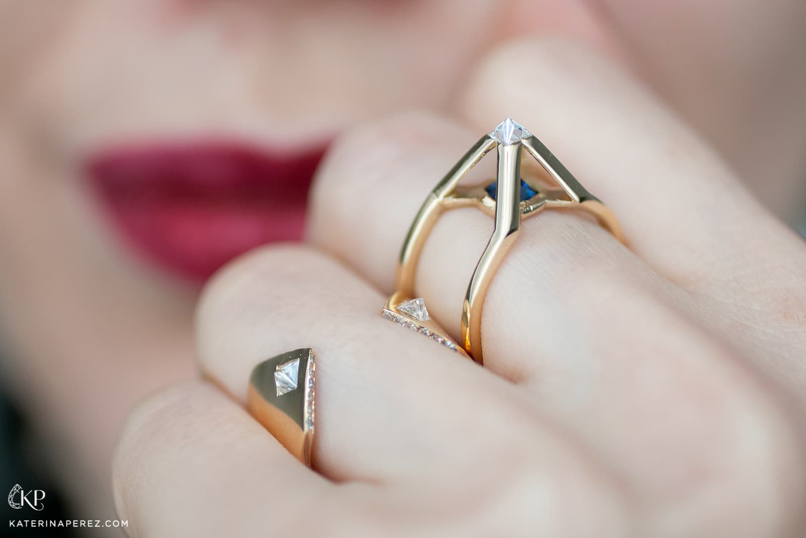  Hatchepsout and Secret Dévoilé rings by FLAV