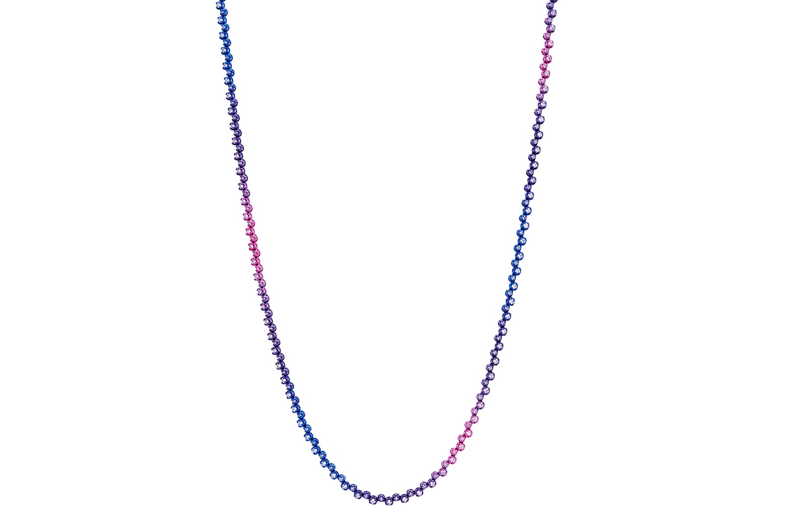  Ruchi New York Aurora Nights Eos necklace with 6.24 carats of diamonds in gold and tinted rhodium
