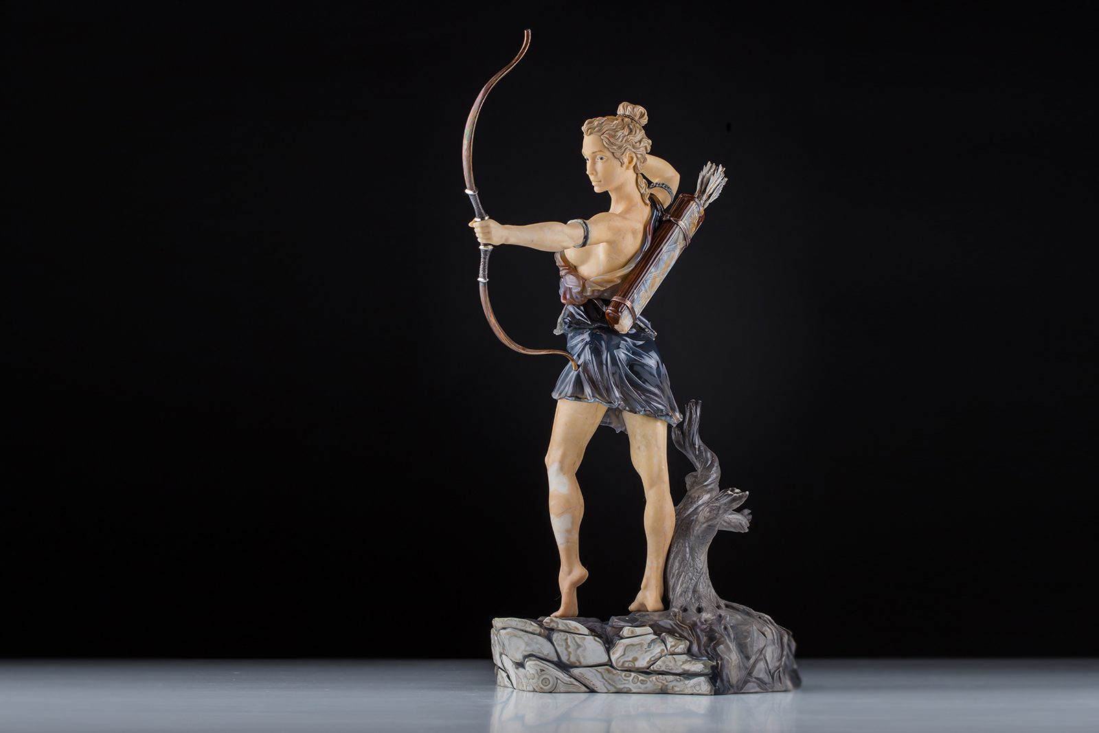  'Artemis' by Studios Svyatogor brought to life in carved stone