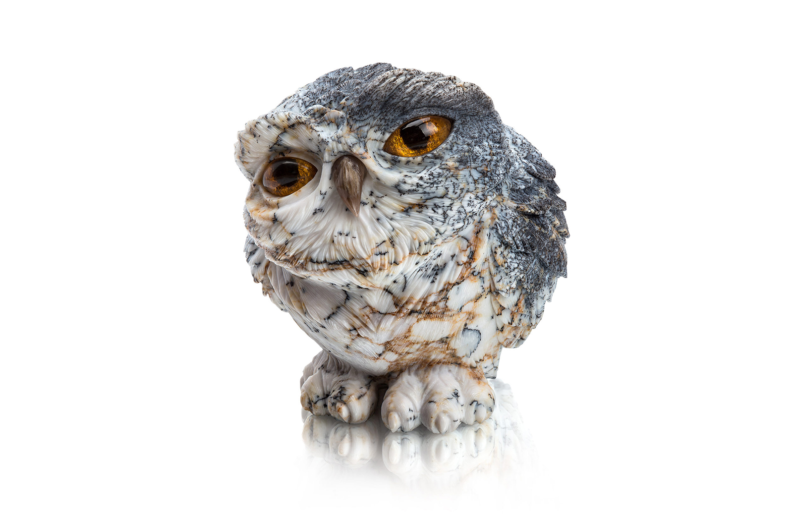 Sculptural miniature owl by Anna Nova