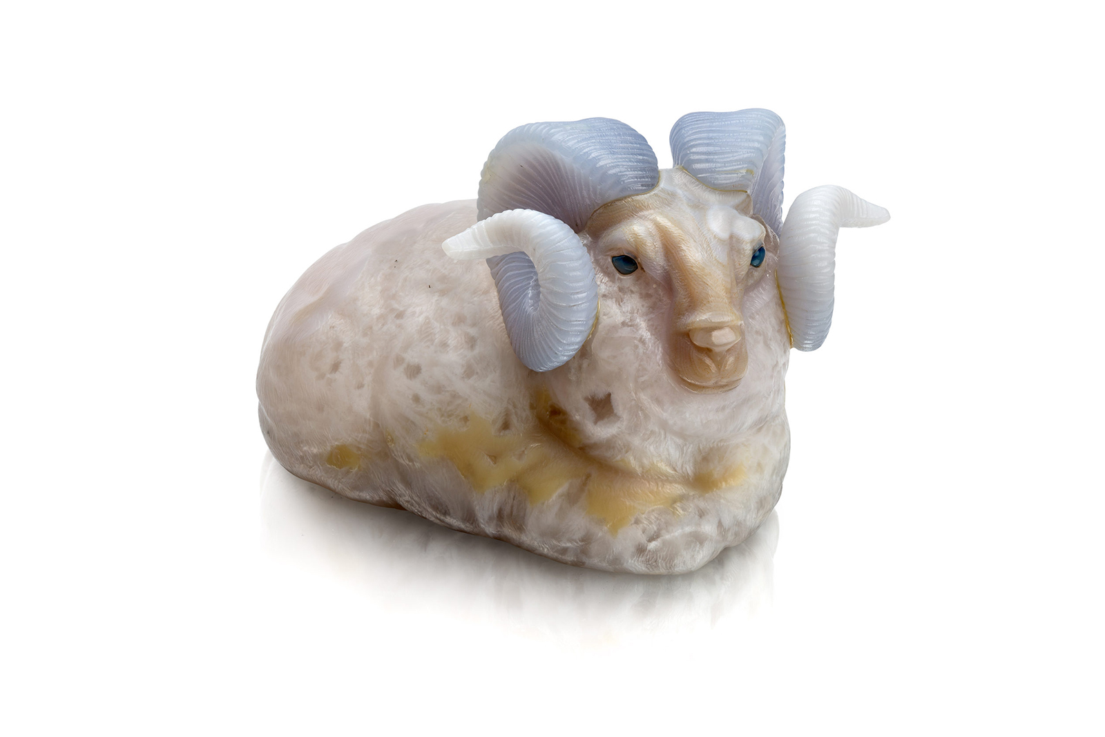  Sculptural miniature Aries ram by Anna Nova