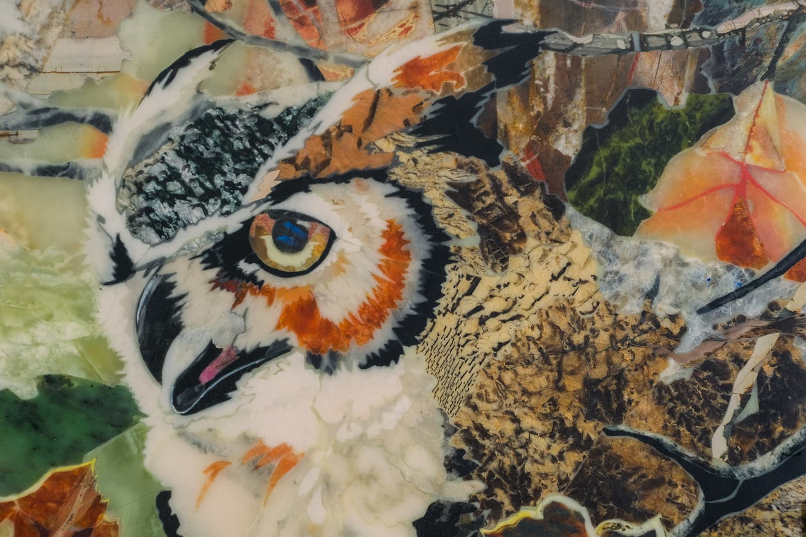 ‘Filin’ Florentine mosaic from the creative workshop of Anatoly Sorokin