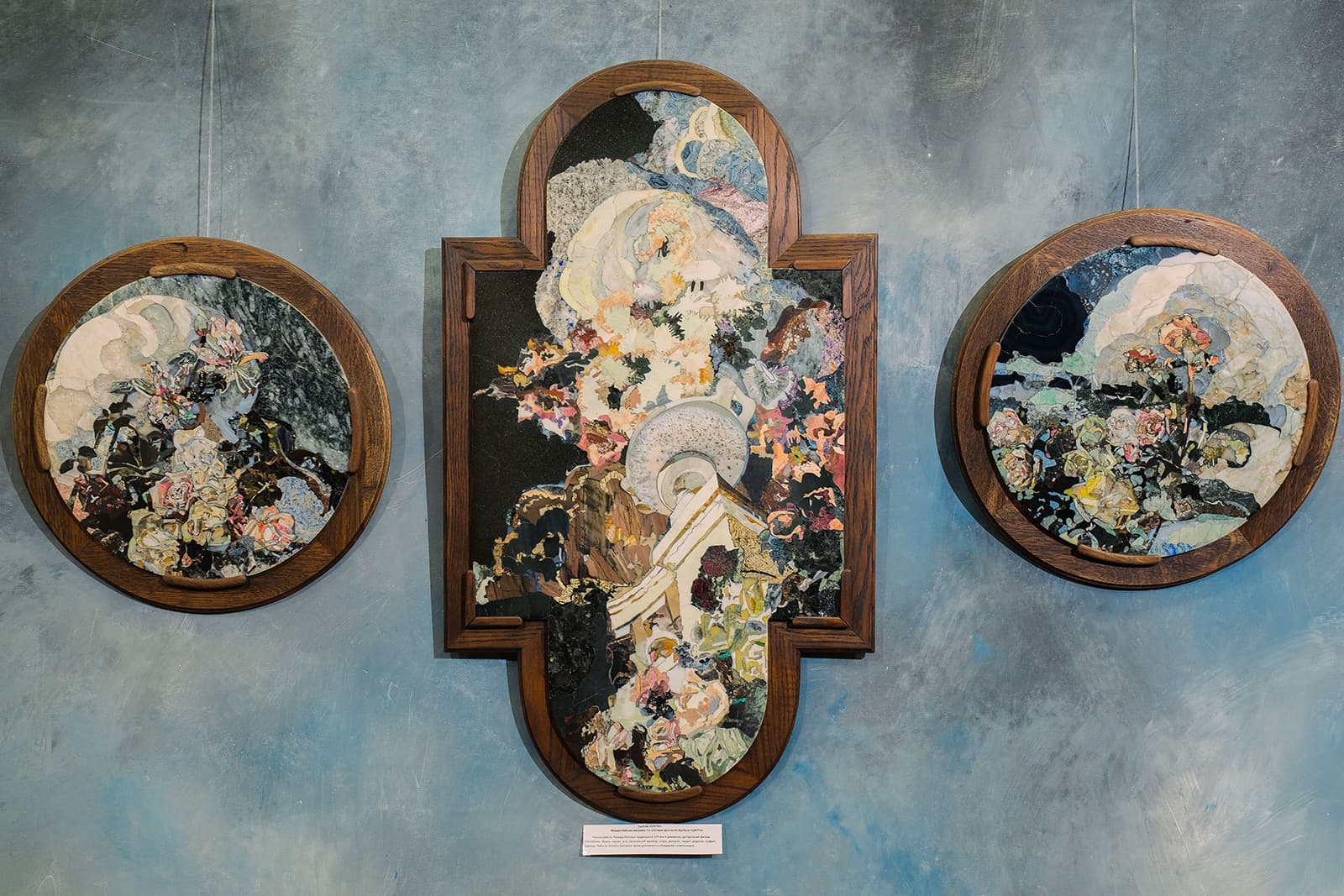  'Flowers' Florentine mosaic from the creative workshop of Anatoly Sorokin