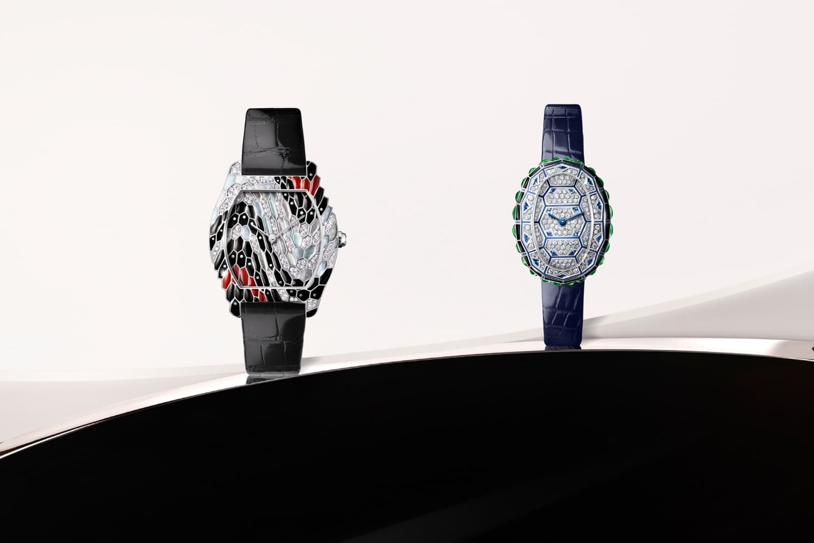  The Cartier Libre Tortue Serpent watch and the Cartier Libre Baignoire Tortue watch