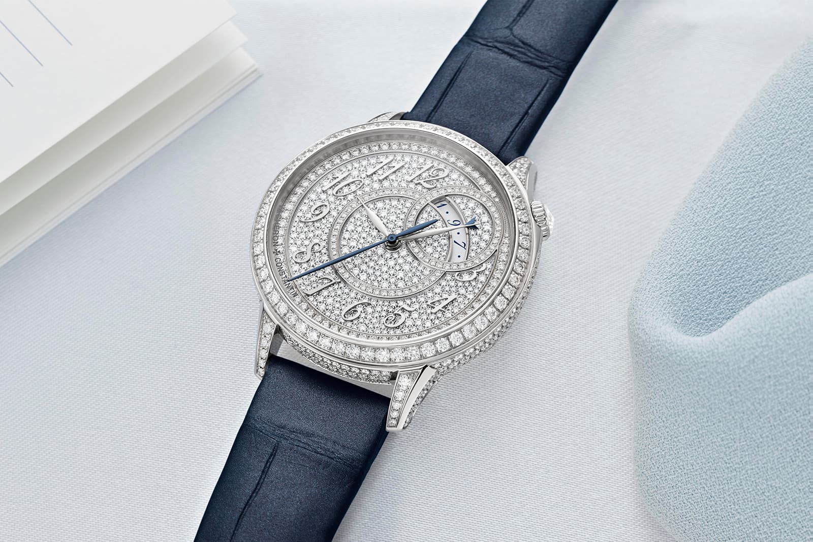 Pave sales diamond watch