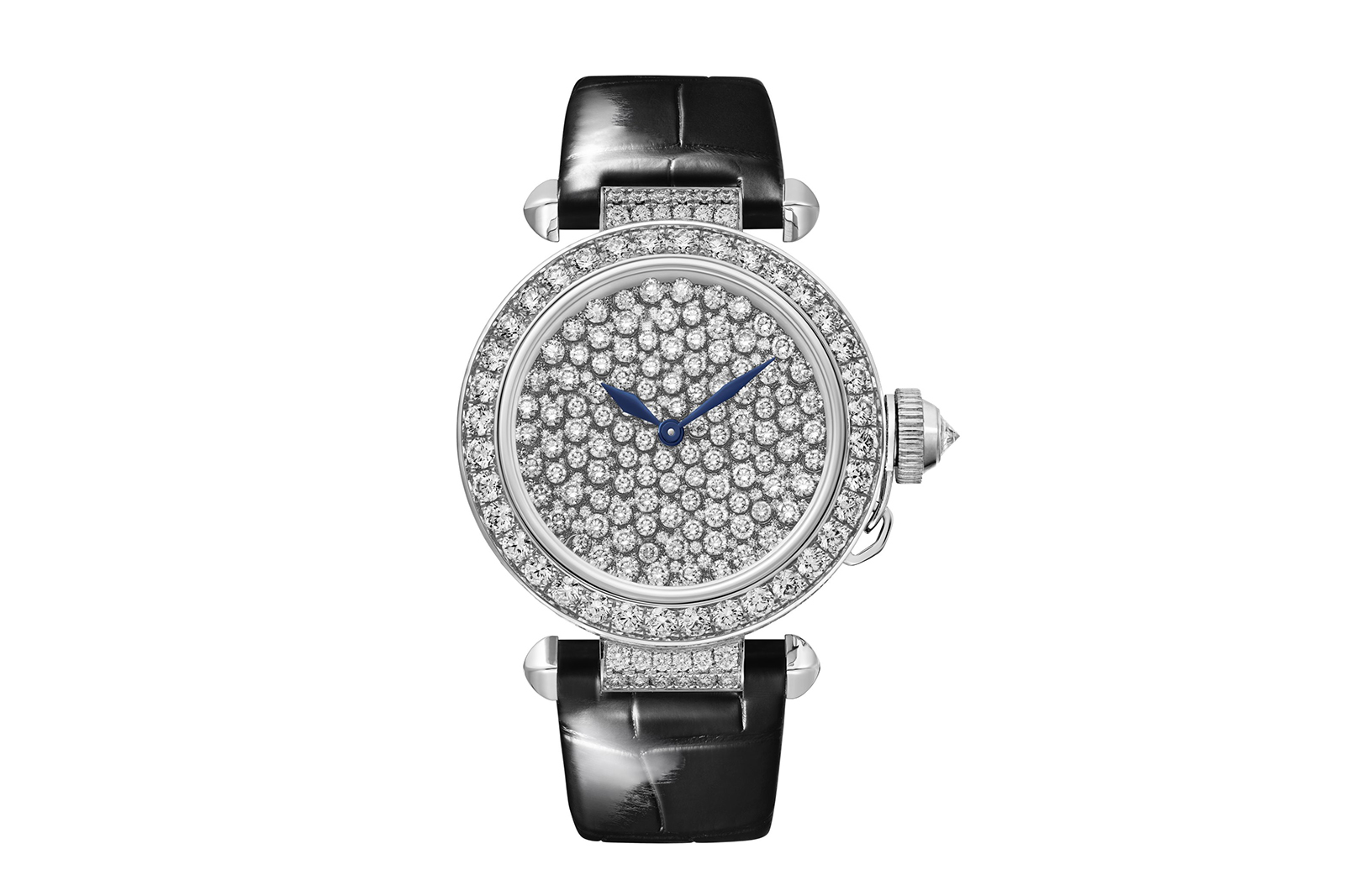 Pave on sale diamond watch