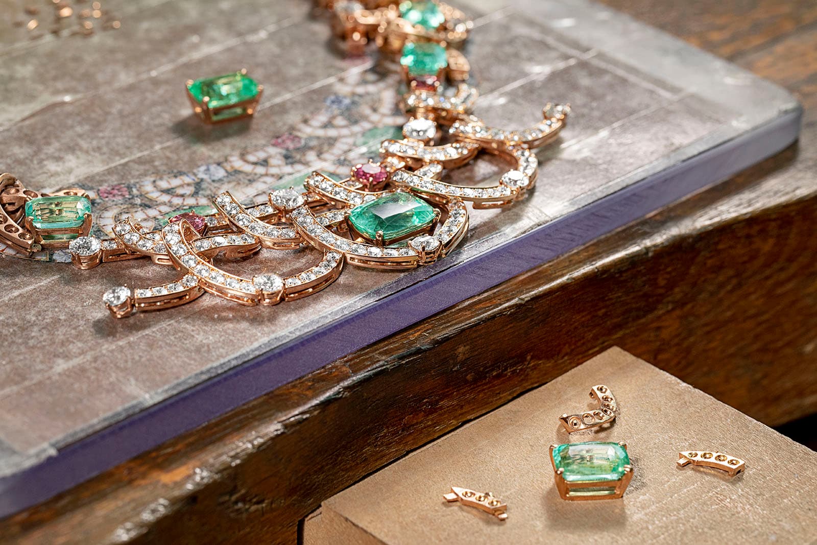  Bulgari chose Paraiba tourmalines for its debut Colour Journey High Jewellery capsule collection