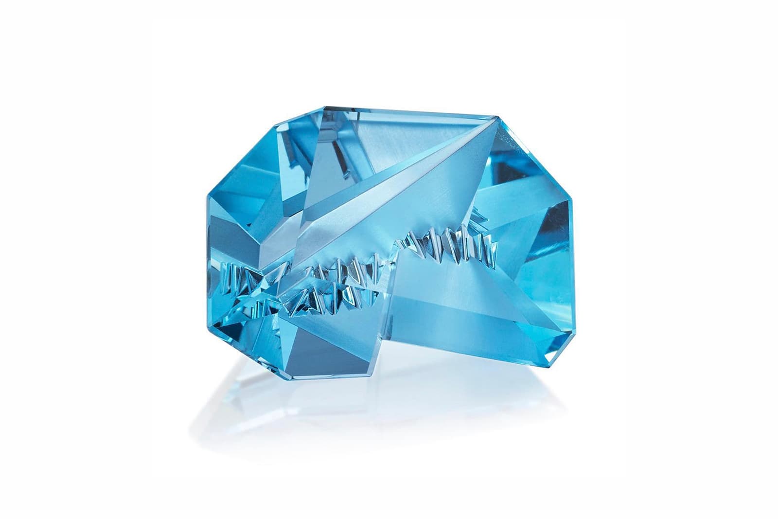  An aquamarine cut by Atelier Munsteiner 