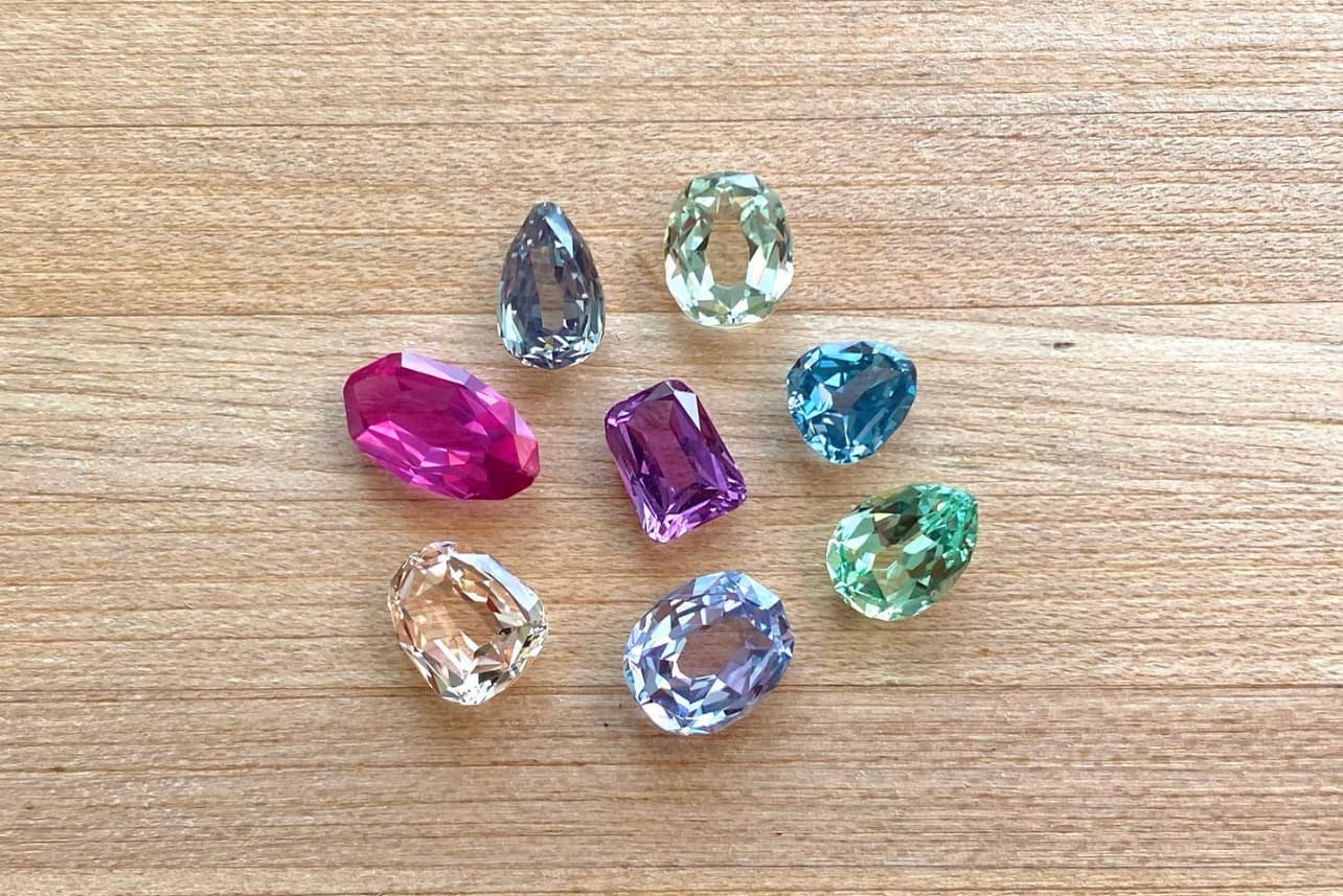 A selection of gemstones cut by Jean-Noel Soni of Top Notch Faceting 