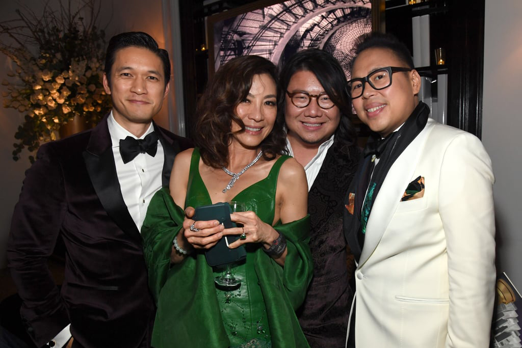 Actress Michelle Yeoh wore an emerald ring from the film 'Crazy Rich Asians' to the Golden Globe Awards in 2019