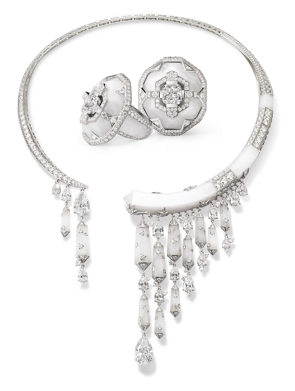 Chaumet Déferlante high jewellery draws waves in diamonds