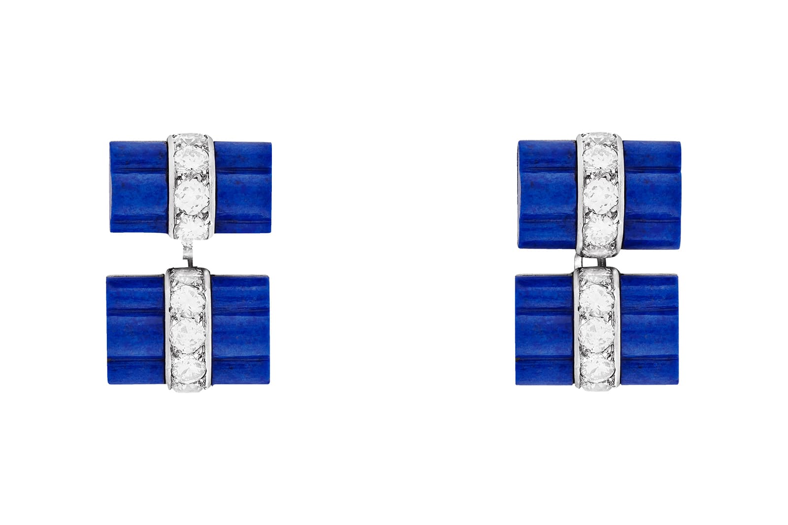  Van Cleef & Arpels cufflinks with diamonds dated 1929