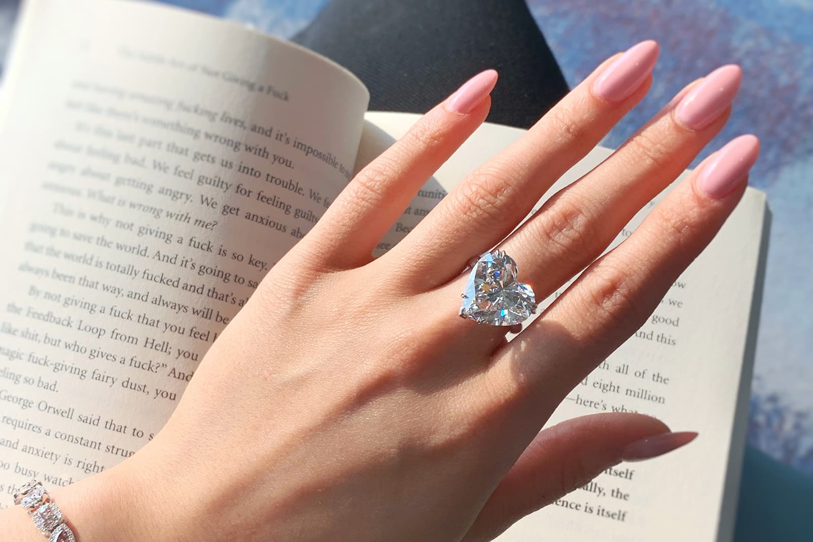  Gemma Fine Jewellery heart-shaped diamond engagement ring