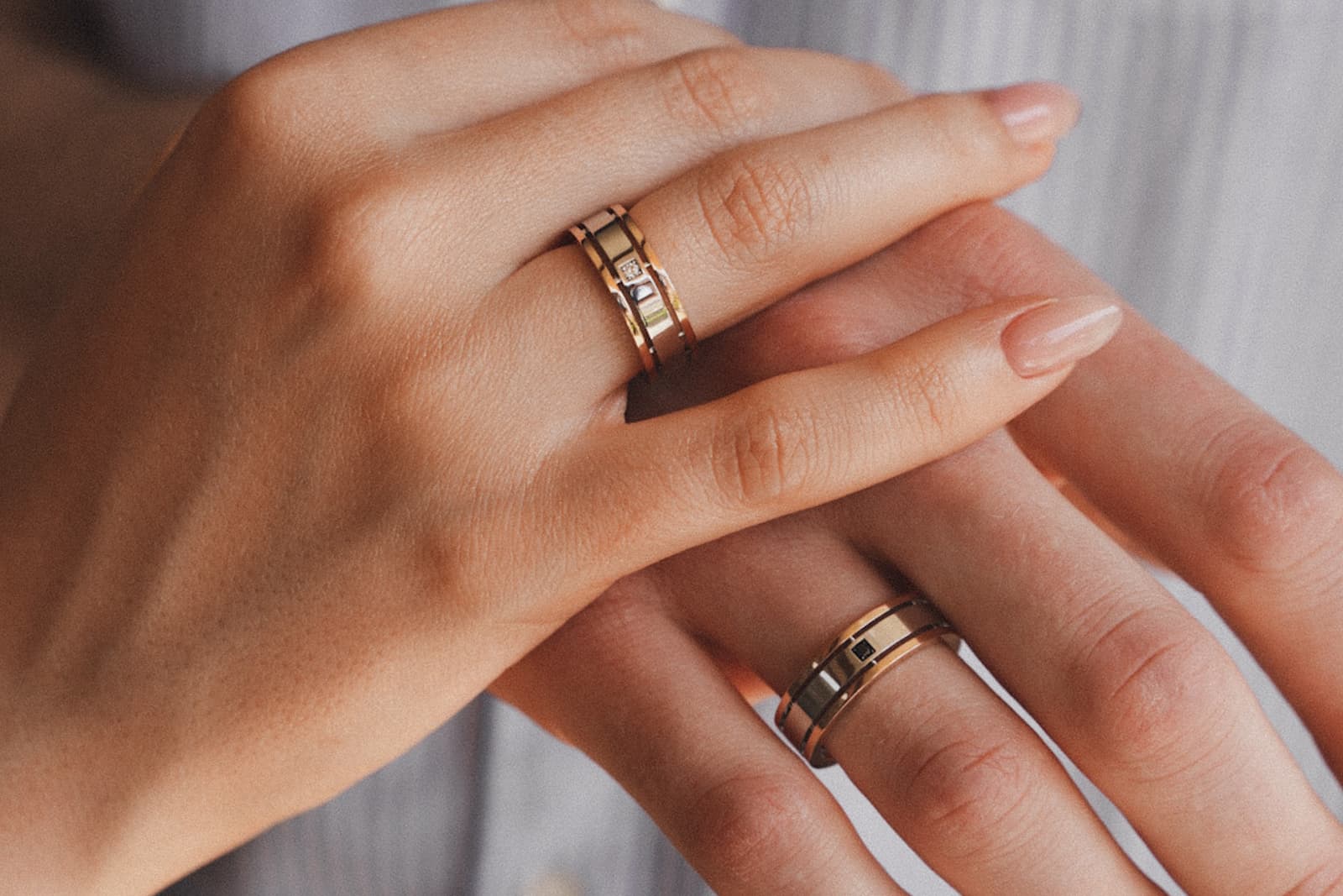  Miracle bespoke wedding bands for him and her 