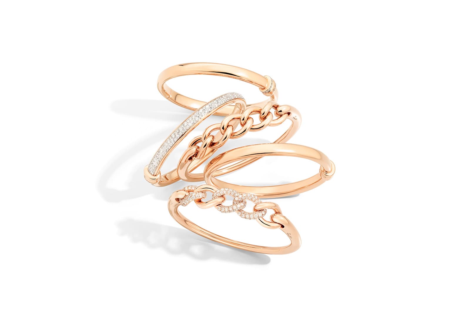  Pomellato Catene and Iconica bangles 