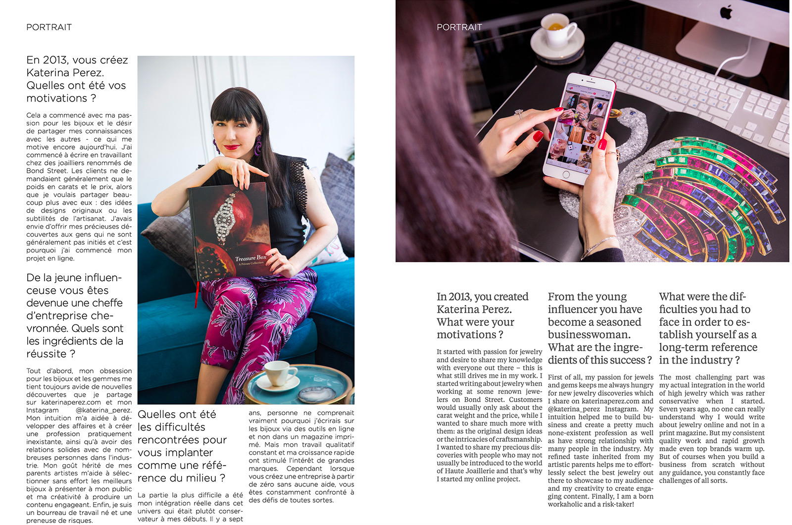  LUXUS + Magazine article by Celia Mastorchio-Fabbri