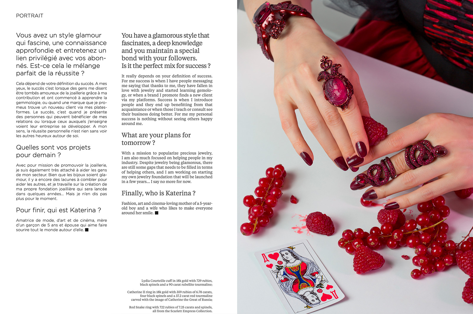  LUXUS + Magazine article by Celia Mastorchio-Fabbri