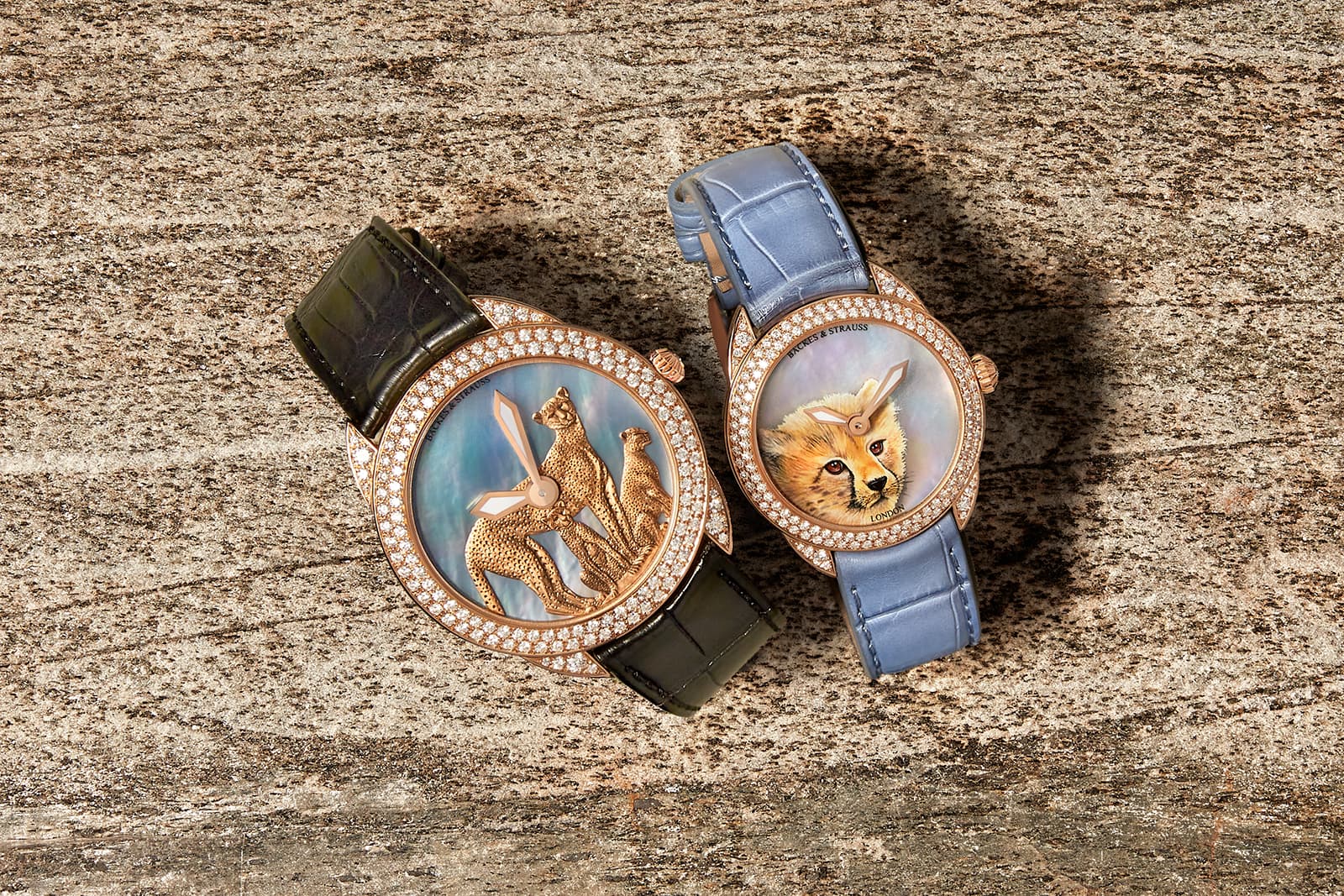 Часы из коллекции Backes & Strauss идеально отражают романтический взгляд принцессы на этих больших кошек