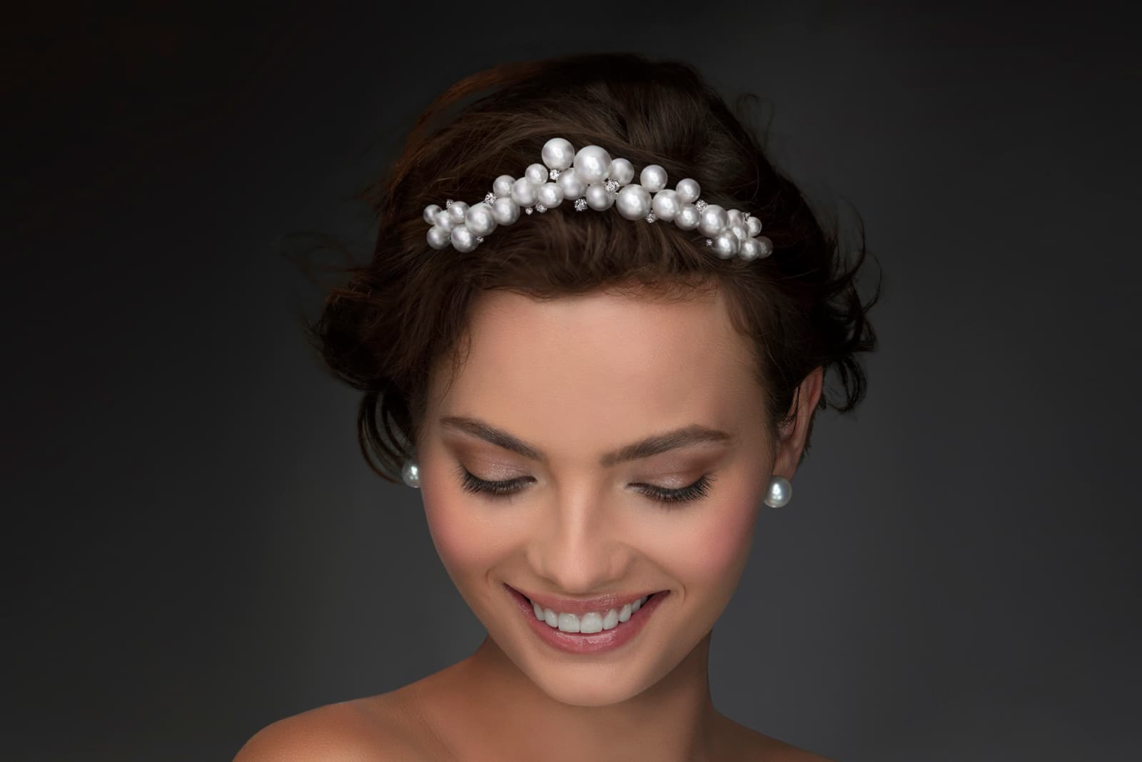 Bridal tiara from the Bubble Collection by Sean Gilson for Assael