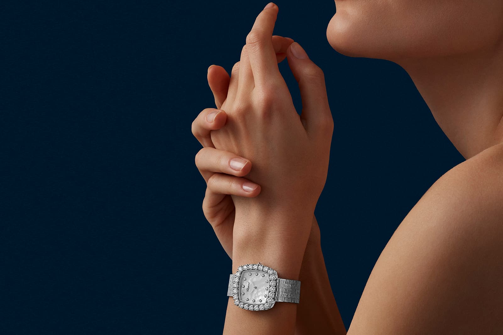 Chopard L’Heure du Diamant watch with 4.44 carats of brilliant-cut diamonds