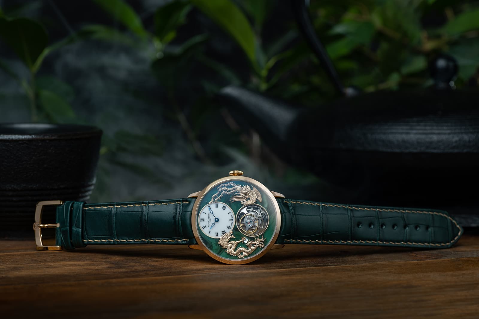 Arnold & Son Ultrathin Tourbillon Dragon & Phoenix watch 