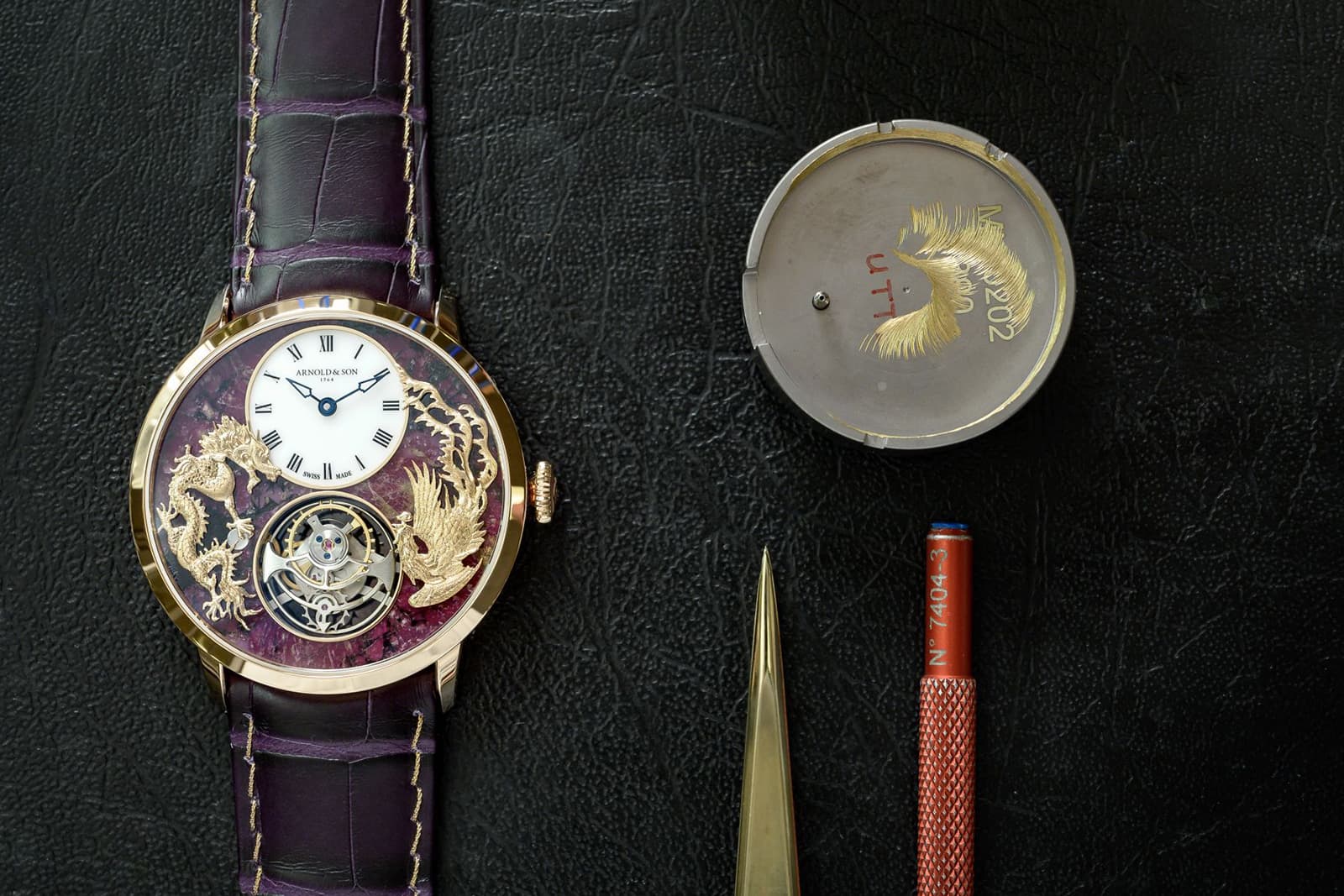  Designing the Arnold & Son Ultrathin Tourbillon Dragon & Phoenix watch