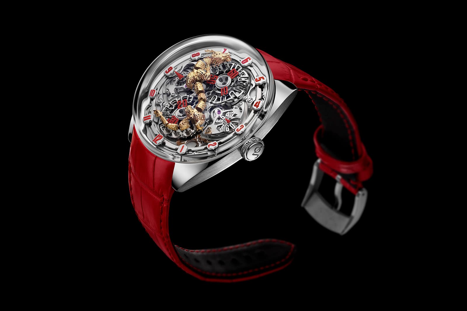 A closer look at the details on the GENUS Dragon watch 