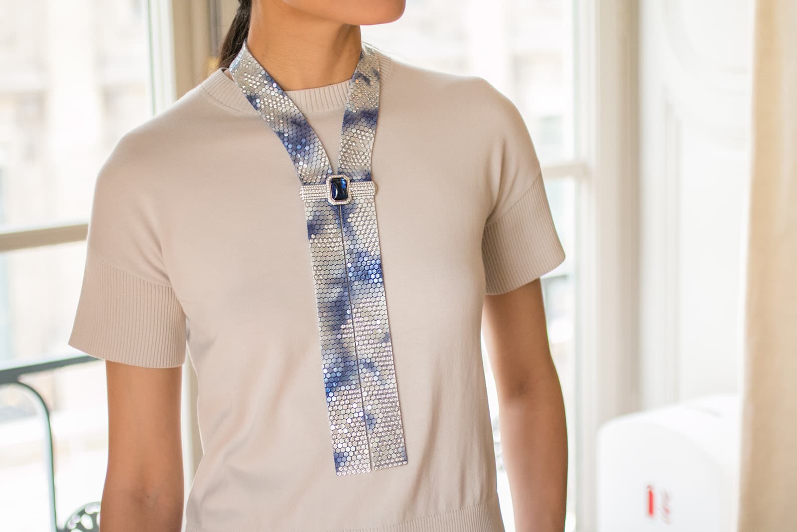 Fenêtre sur Ciel necklace from the Boucheron Contemplation High Jewellery collection 