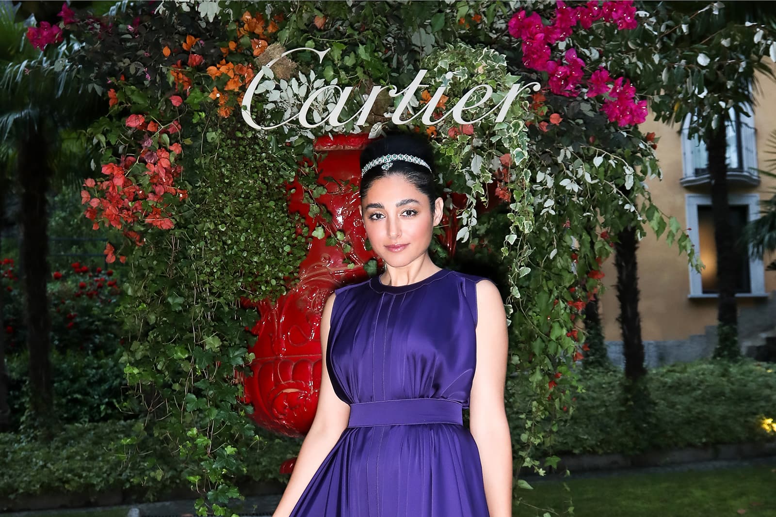  Golshifteh Farahani, who is the face of the Sixième Sens par Cartier High Jewellery Collection, attending a launch event in Lake Como, Italy