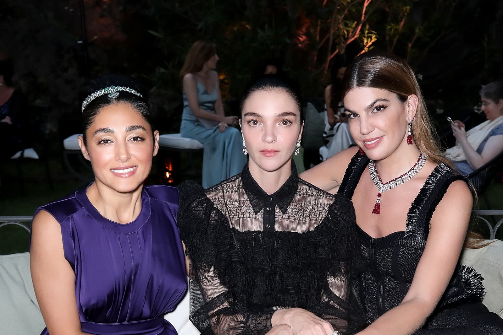  Golshifteh Farahani, Mariacarla Boscono and Bianca Brandolini at the launch of the Sixième Sens par Cartier High Jewellery Collection in Lake Como, Italy
