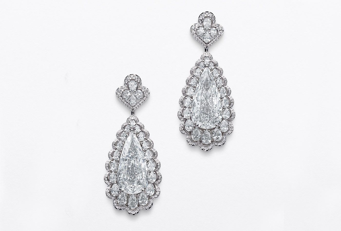  The Chopard Red Carpet Collection earrings worn by Bella Hadid at the Cannes Film Festival 2021