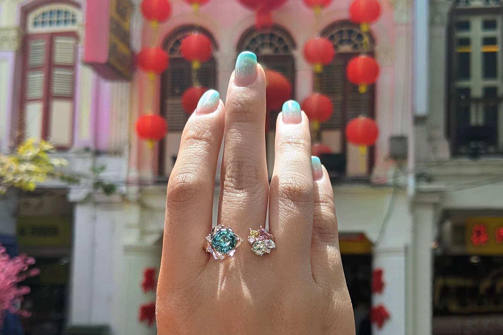  MADLY tourmaline cocktail ring 