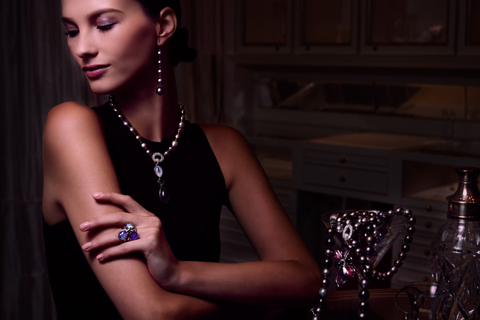  Pearl and coloured gemstone jewellery designs by TAYMA Fine Jewellery