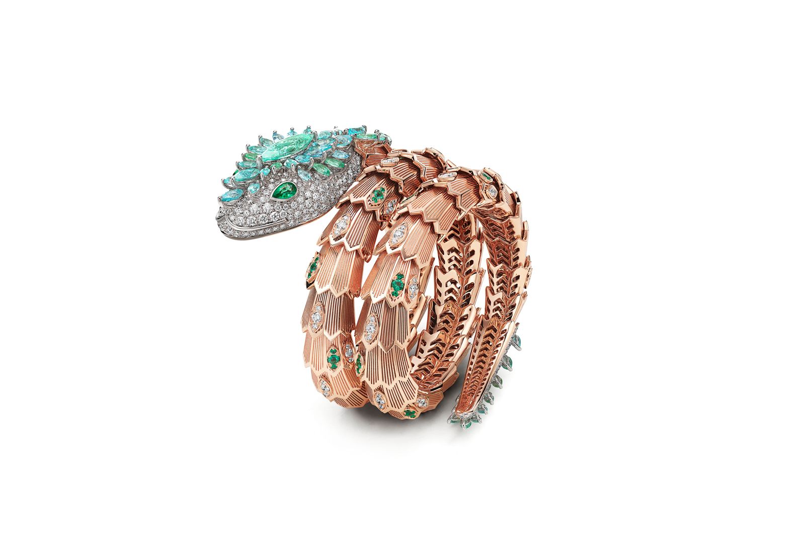  Bulgari Magnifica Paraiba Dragon High Jewellery bracelet  