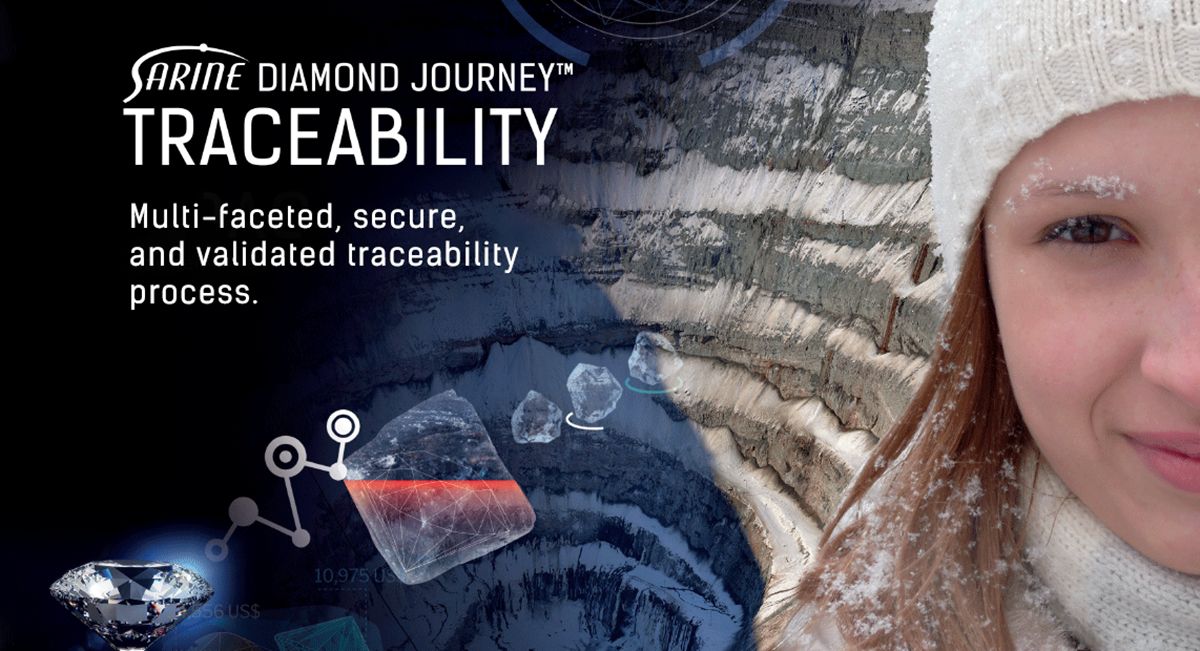  100 million rough diamonds pass through Sarine systems meaning it is uniquely positioned to provide an industry-wide traceability solution