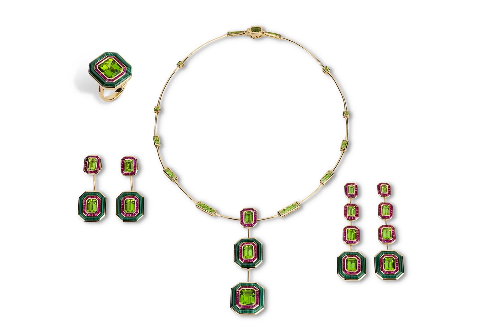 The Annoushka x Fuli Gemstones Radiance Collection with peridots