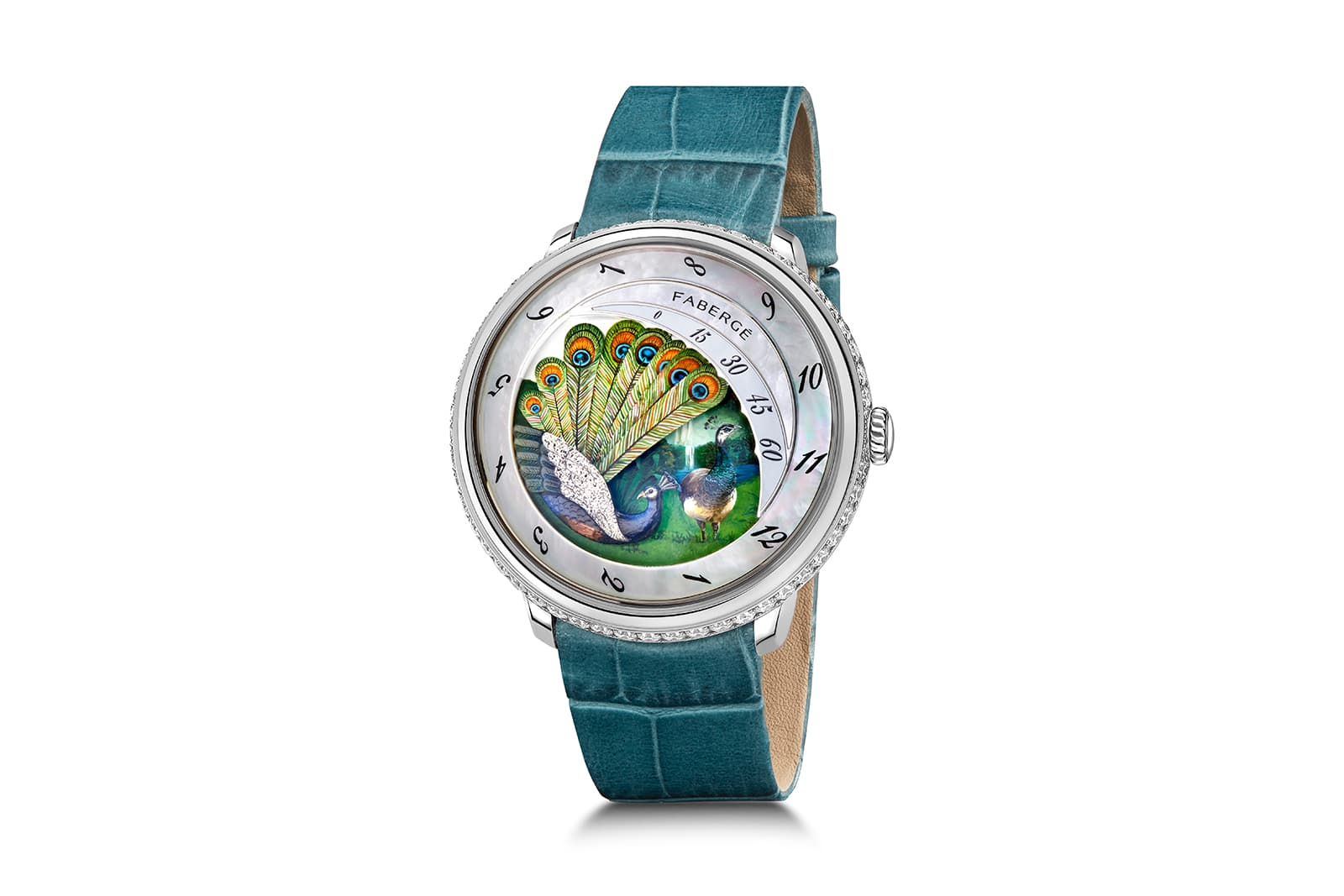  A closer look at the latest iteration of the Fabergé Compliquée Peacock timepiece 