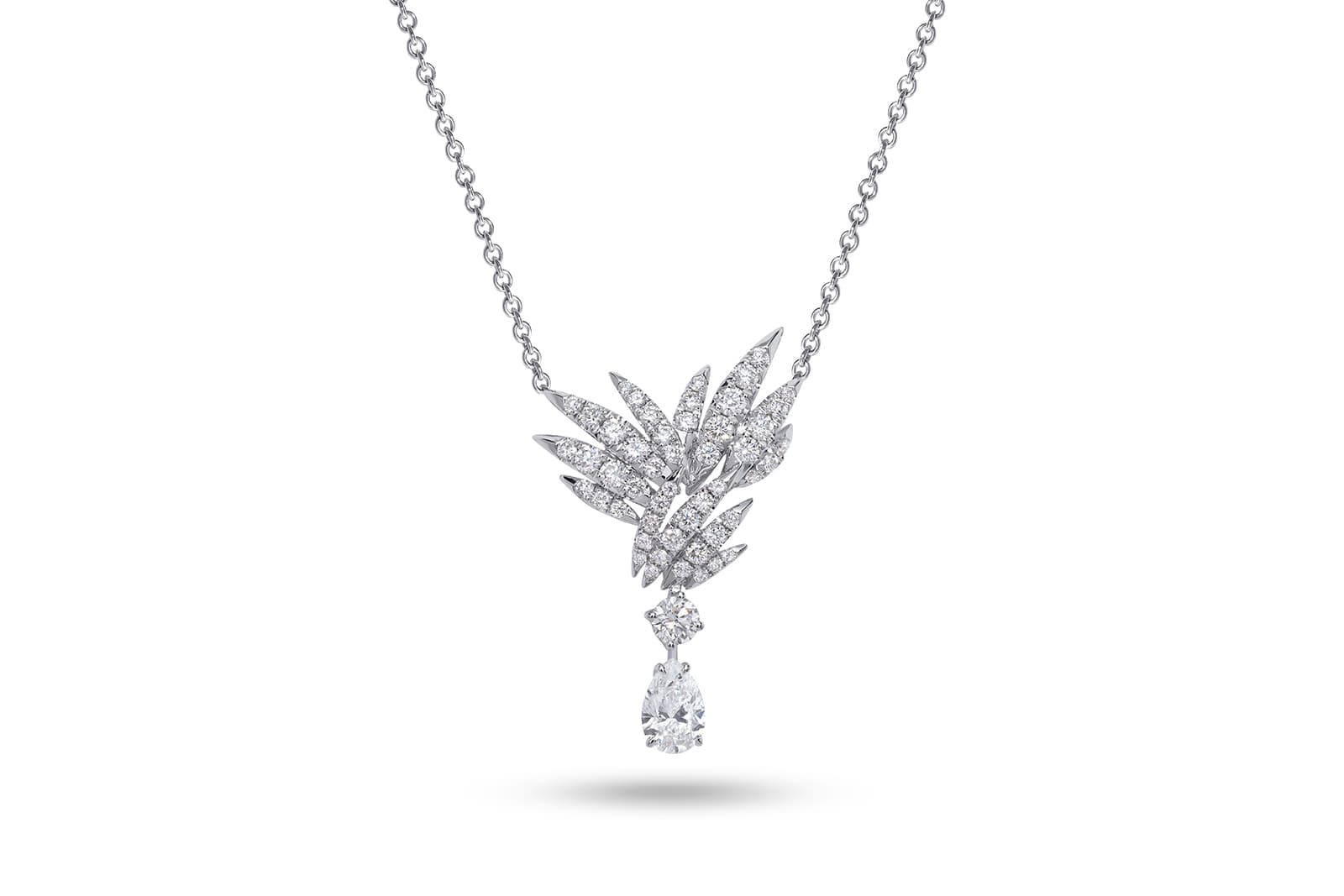  Stenzhorn Bora Bora Collection necklace with diamonds in 18k white gold