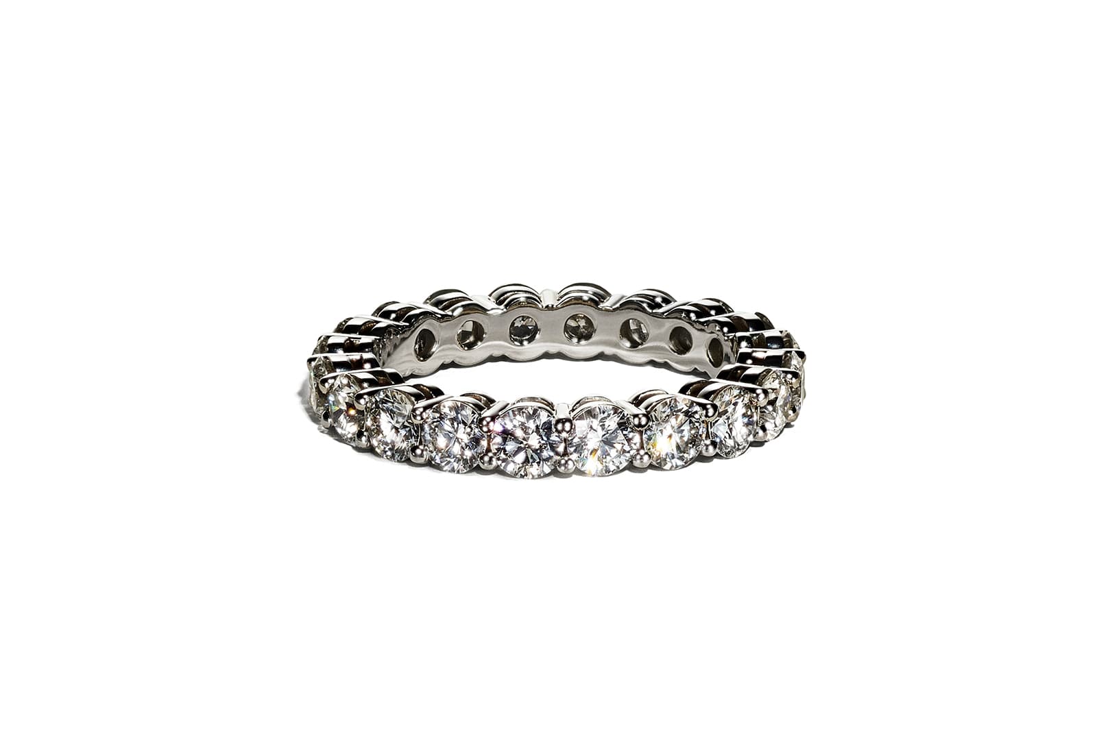  Tiffany & Co. diamond eternity ring that features in the Beyoncé and Jay-Z About Love campaign