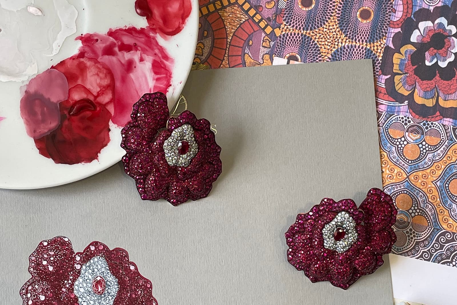  VANLELES Enchanted Garden earrings from the mind of the brand's Founder and Creative Director, Vania Leles