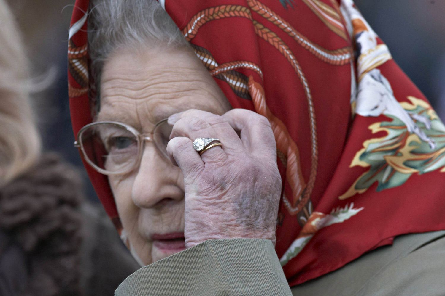  Today, Queen Elizabeth II continues to wear her engagement ring, which was created using repurposed diamonds from a tiara owned by Prince Philip’s mother